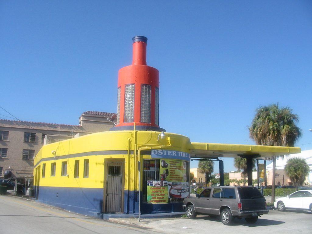 Art Deco benzinkút, Miami